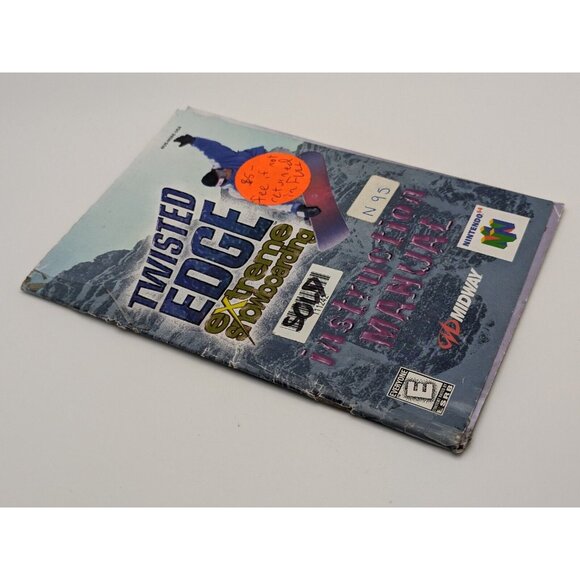Twisted Edge (Nintendo 64 N64, 1998) Manual ONLY No Game - Picture 3 of 6